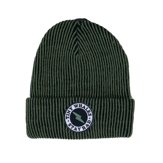 Stay Rad Beanie - Army/Black