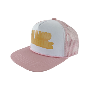 Tiny Whales - "Be Kind" Trucker Hat - Pink