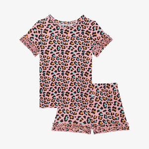 Posh Peanut - Roxy - Short Sleeve Ruffled Shirt & Ruffled Shorts Pajamas