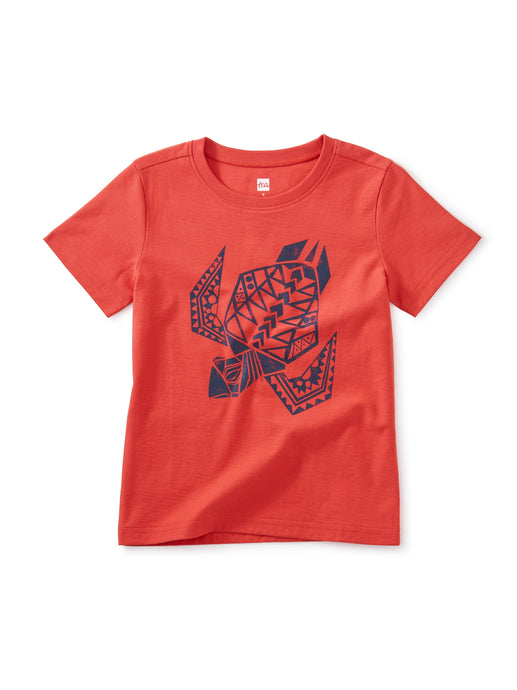 Tea Collection - Turtle Tale Graphic Tee - Scarlet