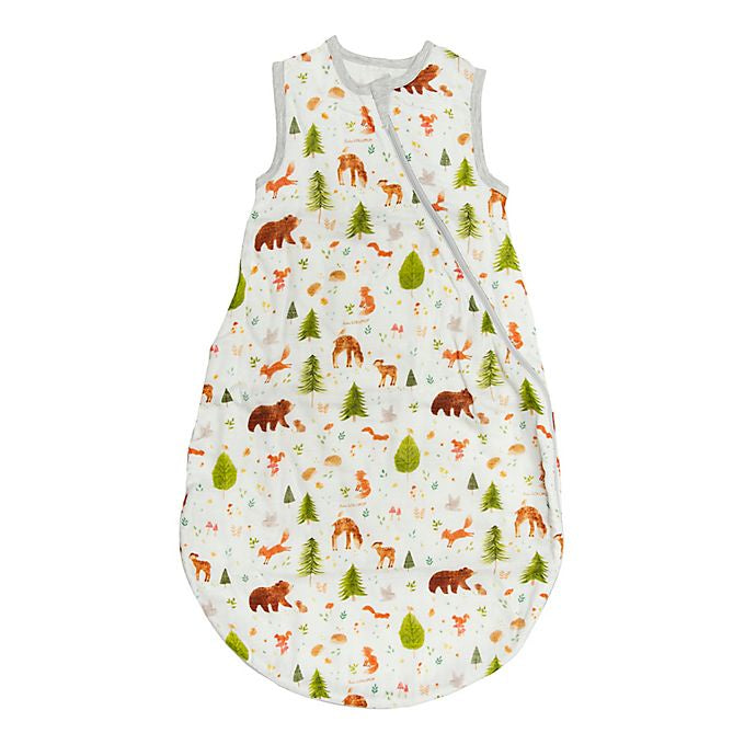 Muslin Sleep Bag 1 TOG - Forest Friends