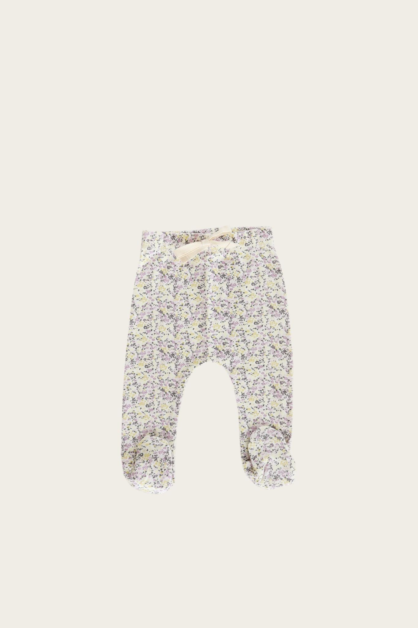 Organic Cotton Footed Pant - Summer Floral