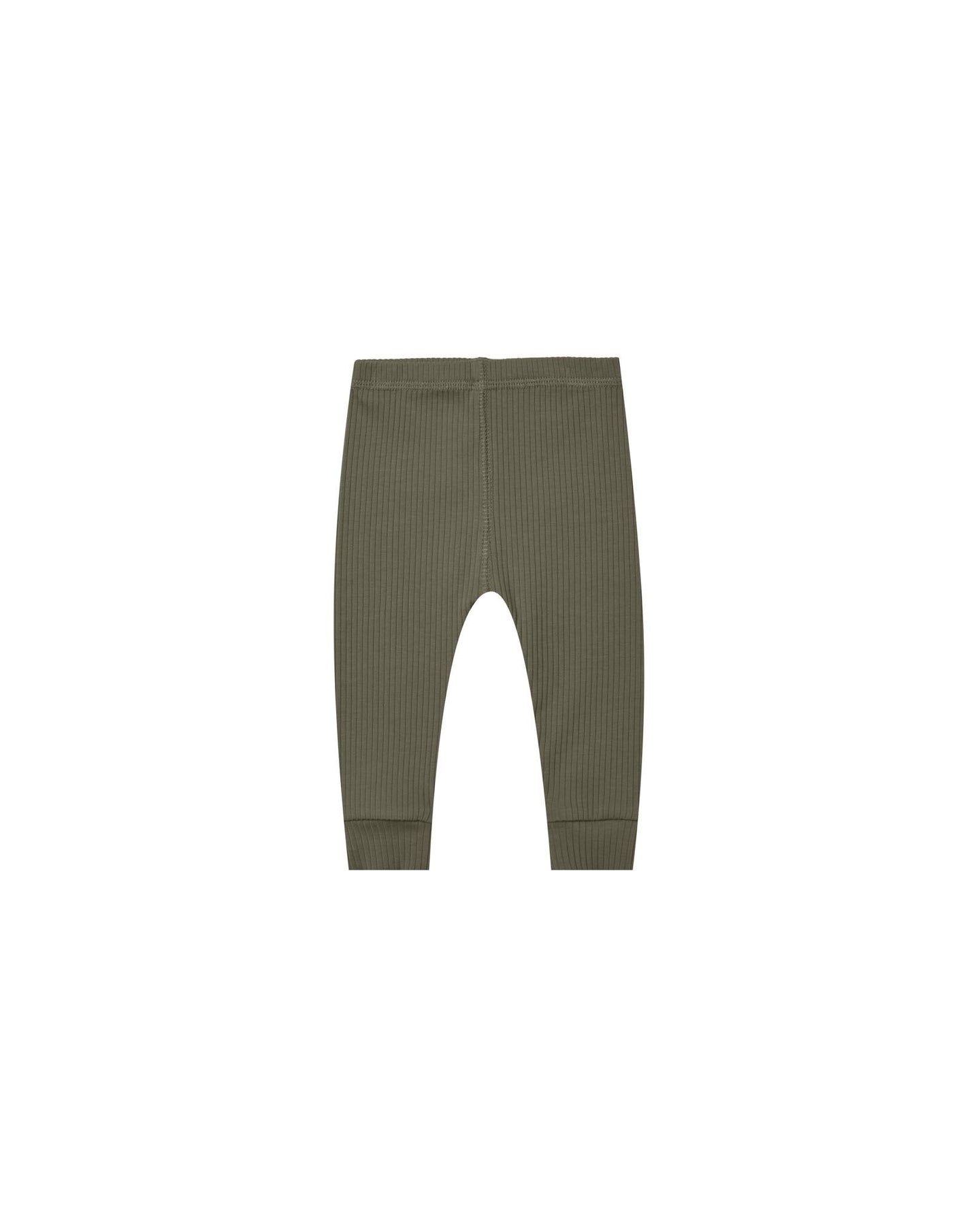 Ribbed Leggings - Forest