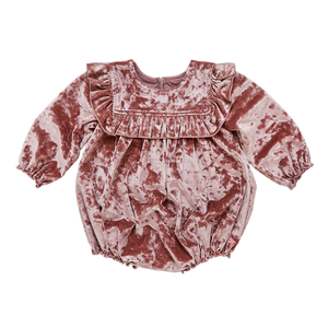 Pink Chicken - Baby Quinn Bubble - Mauve Velvet