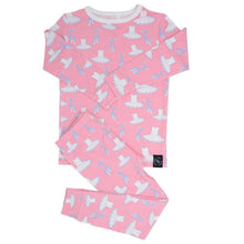 Load image into Gallery viewer, Sweet Bamboo - Bamboo Big Kid Pj&#39;s Long Sleeve Top &amp; Bottom - Ballet