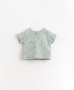 Organic Printed Tee - Balm