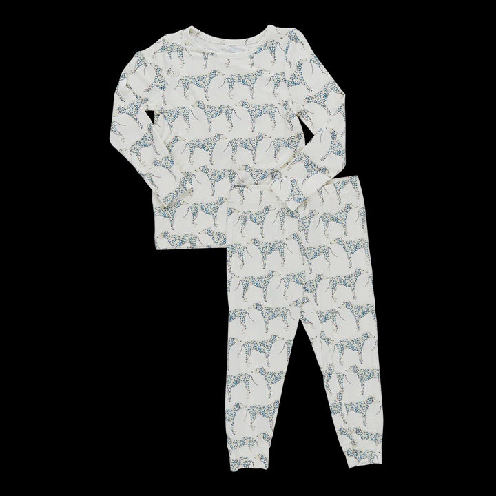 Pink Chicken - Kids Bamboo PJ Set - Dalmatians