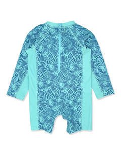 Feather 4 Arrow - Shorebreak L/S Baby Surf Suit/ Beach Glass