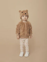 Load image into Gallery viewer, Huxbaby - Organic Beary Cute Rib Legging - Almond