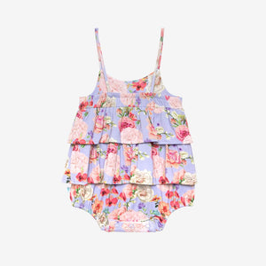 Posh Peanut - Bellamy - Sleeveless Ruffled Bubble Romper