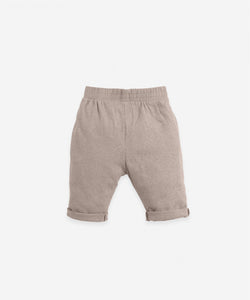 Play Up - Organic Trousers w/ Wood Button - Bicho