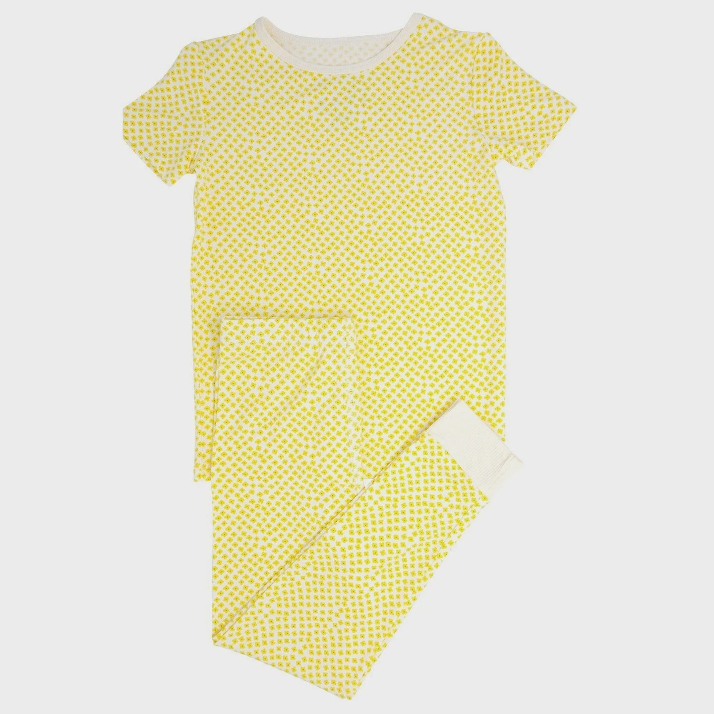 Sweet Bamboo - Big Kid Short Sleeve Pj's - Dandelion