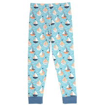 Load image into Gallery viewer, Sweet Bamboo - Big Kid Short Sleeve Pj&#39;s - Boats