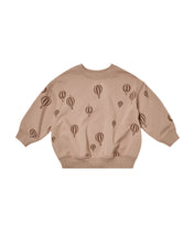 Load image into Gallery viewer, Rylee + Cru - Relaxed Sweatshirt - Hot Air Balloons - Rose