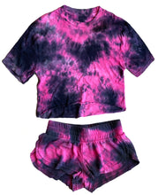 Load image into Gallery viewer, Rowdy Sprout - Black Spark Lux Terry Short