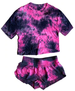 Rowdy Sprout - Black Spark Lux Terry Short