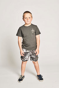 Munster Kids - Black Dye Short - Black Swirl