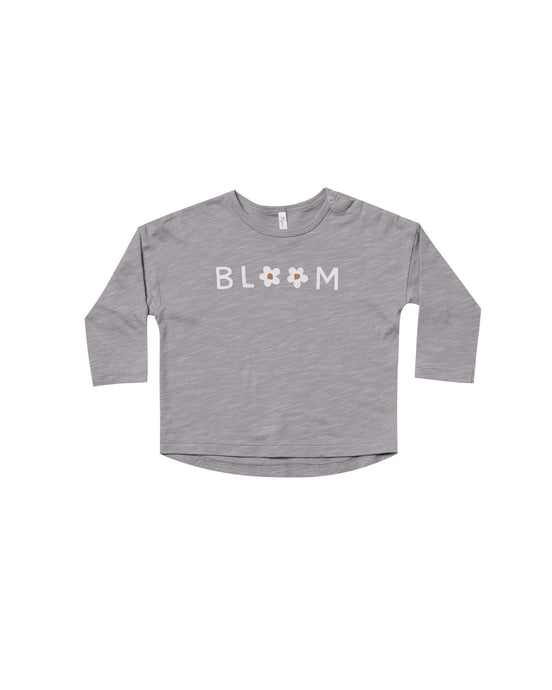 Rylee + Cru - Bloom Long Sleeve Tee - French Blue