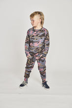 Load image into Gallery viewer, Munsterkids - Blueamo Crew - Blue Camo