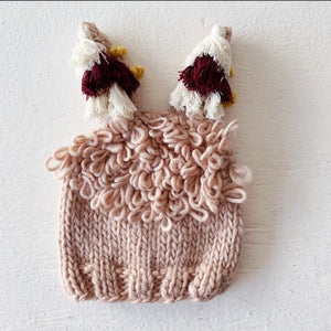 The Blueberry Hill - Llama Hat w/ Tassles