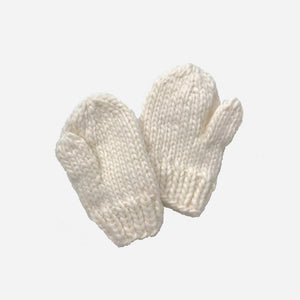 The Blueberry Hill - Mittens - Cream