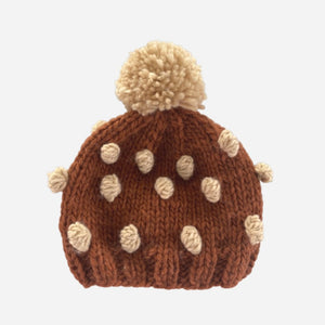 The Blueberry Hill - Popcorn Hat - Cinnamon/Latte