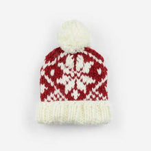 Load image into Gallery viewer, The Blueberry Hill - Snowfall  Hat - Red