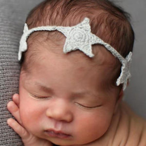 The Blueberry Hill - Star Headband Knit Photo Prop