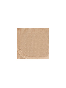 Quincy Mae - Organic Knit Baby Blanket - Blush