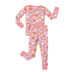 Little Sleepies - Boho Bunnies - Two-Piece Bamboo Viscose Pajama Set