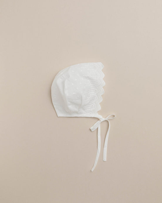 Noralee Baby Bonnet - White