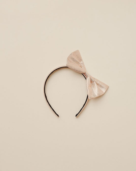 Noralee - Bow Headband - Rose Gold