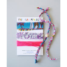 Load image into Gallery viewer, Braided Bauble Bracelet Kit - Magenta