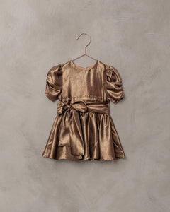 Noralee - Bronze Josephine Dress - Metallic Gold