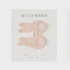Wild Wawa - Bunny Clip Set - Pink