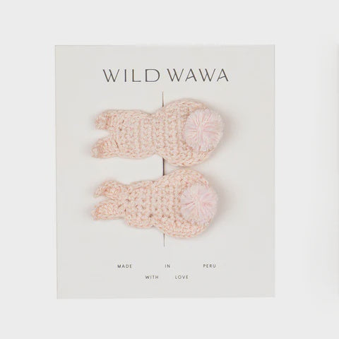 Wild Wawa - Bunny Clip Set - Pink
