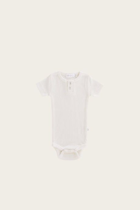 Jamie Kay - Organic Essential Tee Bodysuit - Milk