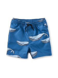Tea Collection - Saved by the Beach Swim Trunks - Azure Whales