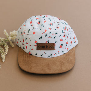 Cash & Co. - Haven - White/Floral Print Hat