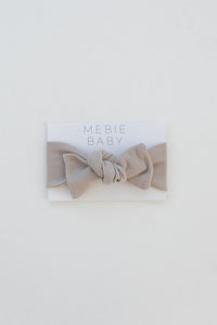 Mebie Baby - Oatmeal Organic Cotton Ribbed Head Wrap