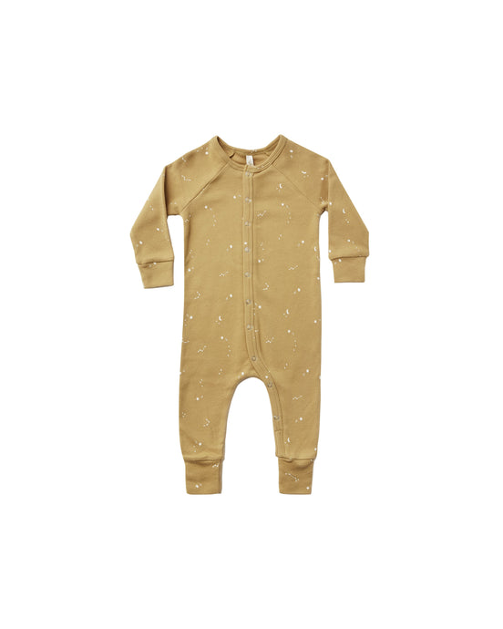 Rylee + Cru - Night Sky Longjohn Pajamas - Gold