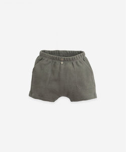 Play Up - Organic Cotton Textured Shorts - Cocoon