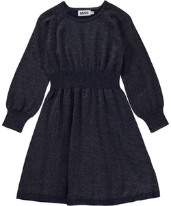 Molo - Cameron Dress - Navy Sky