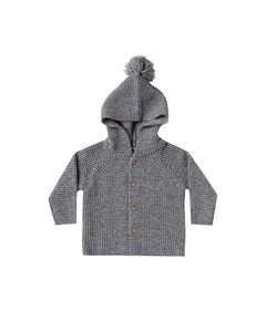Rylee + Cru - Tassle Cardigan Sweater Knit - Washed Indigo