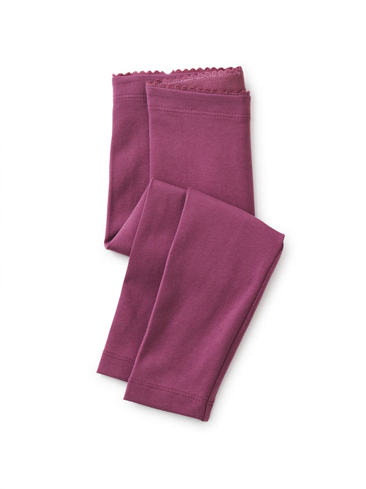 Tea Collection - Solid Baby Leggings - Cassis