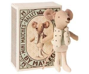 Maileg - Dancer in Matchbox - Little Brother Mouse