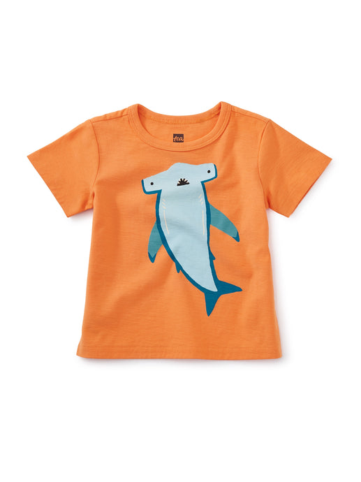 Tea Collection - Hammerhead Shark Baby Graphic Tee - Goldfish