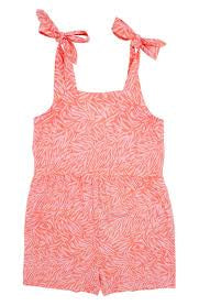 Feather 4 Arrow - Beach Daze Romper - Coral Crush