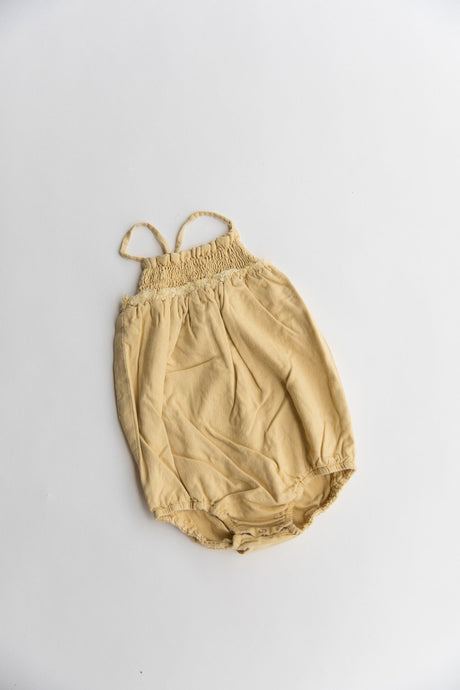 Raised By Water - Bubble Romper - Mustard