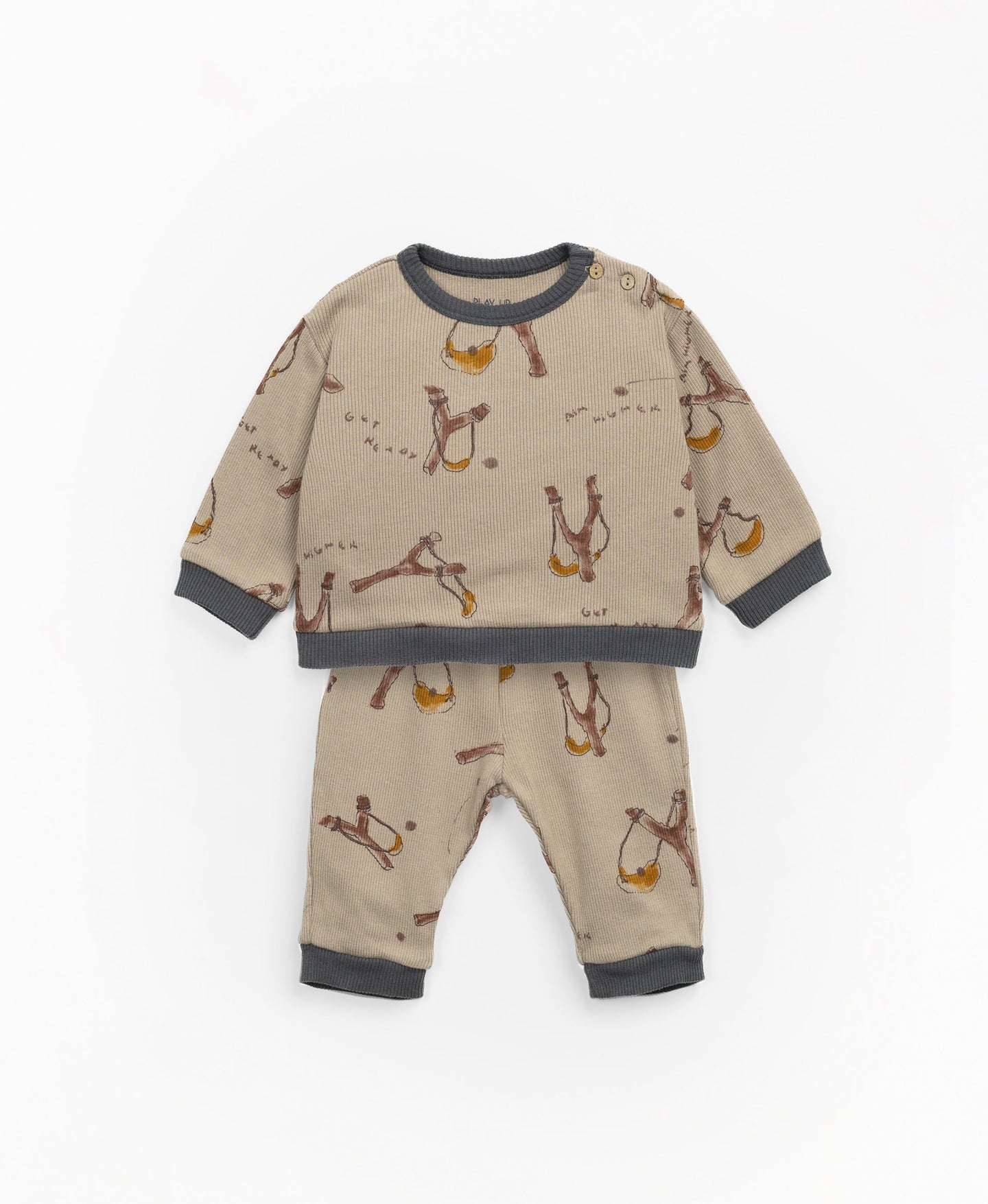 Playup - Organic Rib Printed Set - Cesar